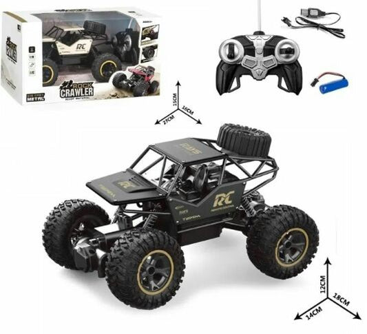 Rock Crawler Electric RC Vehicles Alloyed Remote Control Toy Car for Kids & Boys