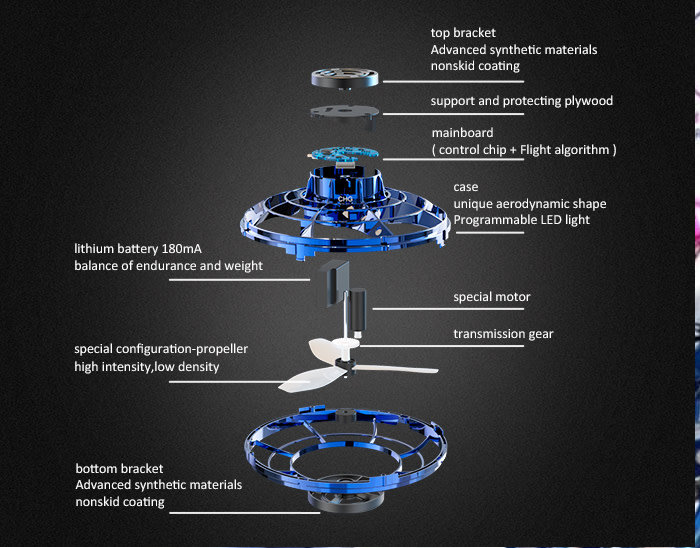 Flying Spinner LED light