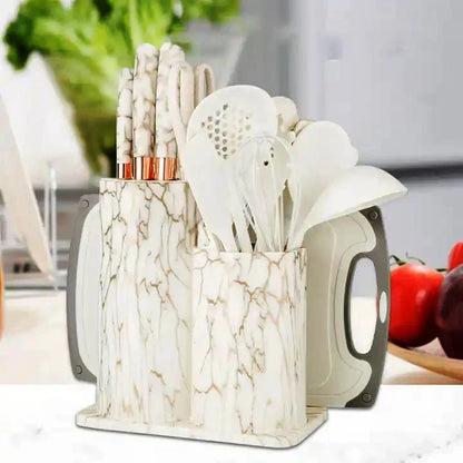 25 PCs Silicon Cooking & Knife Set.