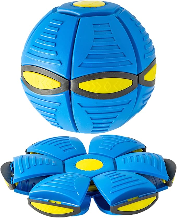 Throw A Disc Catch A Ball - Time Delay Transformation Flying Toy