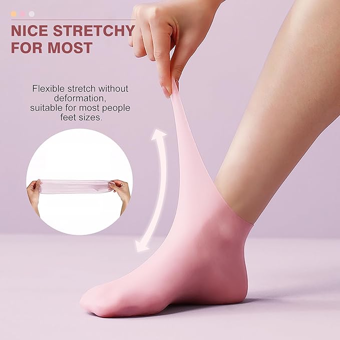 Jelly Moisturizing Silicone Socks