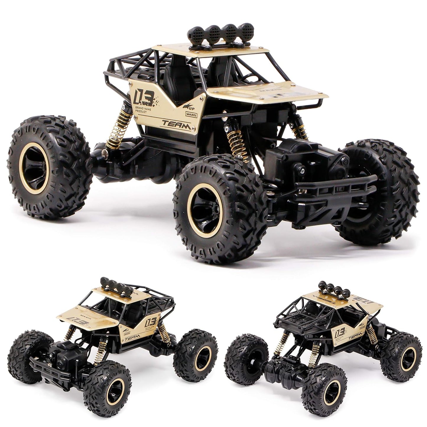 Rock Crawler Electric RC Vehicles Alloyed Remote Control Toy Car for Kids & Boys