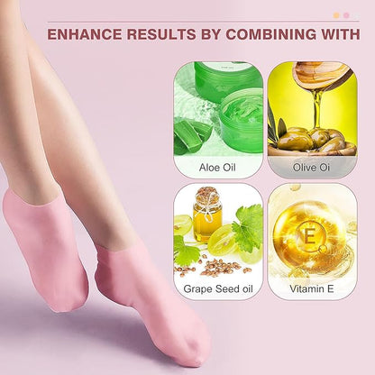 Jelly Moisturizing Silicone Socks