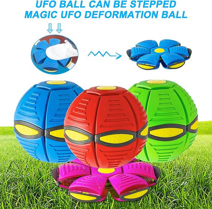 Throw A Disc Catch A Ball - Time Delay Transformation Flying Toy