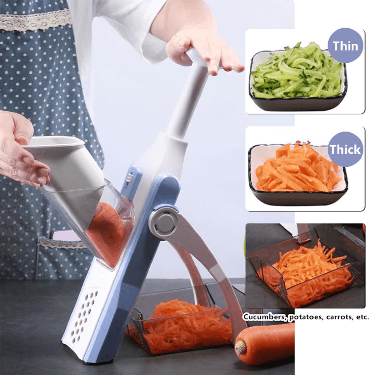 5in1 – Adjustable Mandoliner Safe Slicer