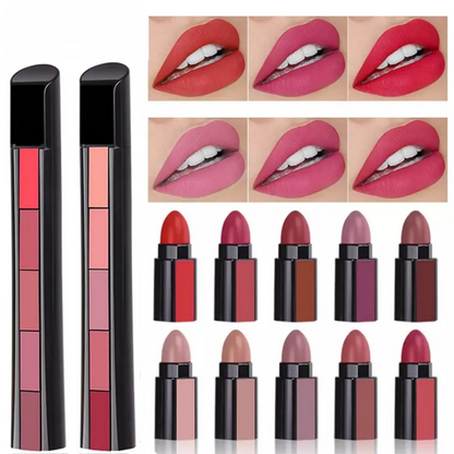 Finish 5 in 1 Lipstick Pack of 2