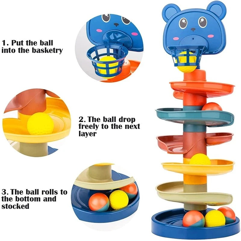 Montessori Baby Toy Rolling Ball Children