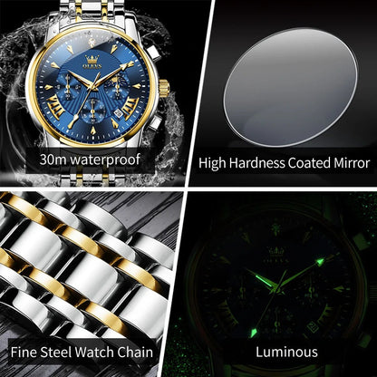 Original Quartz Watch for Man Waterproof Luminous Watch